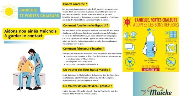 CHALEUR: LES BONS REFLEXES